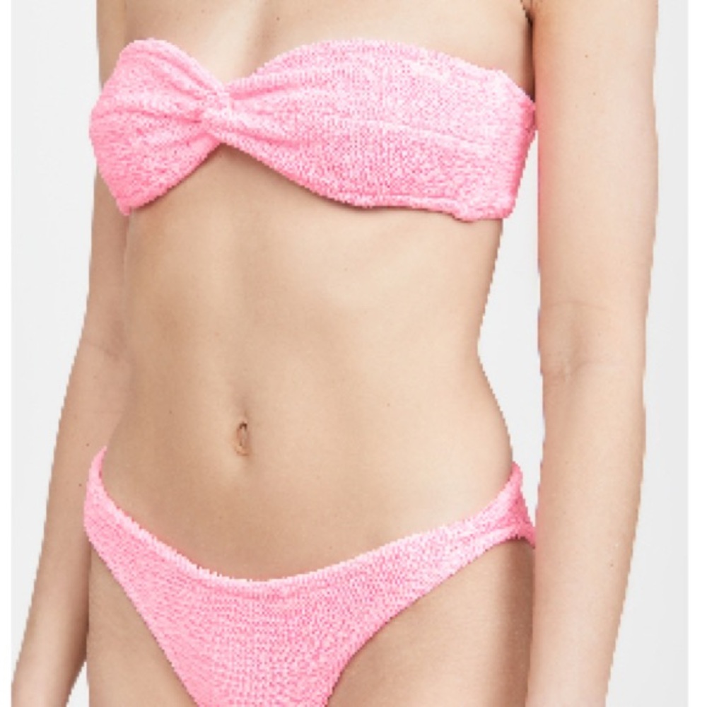 Hunza G Ariel Bubblegum Pink Bikini Set